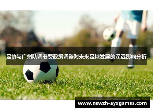 足协与广州队调节费政策调整对未来足球发展的深远影响分析